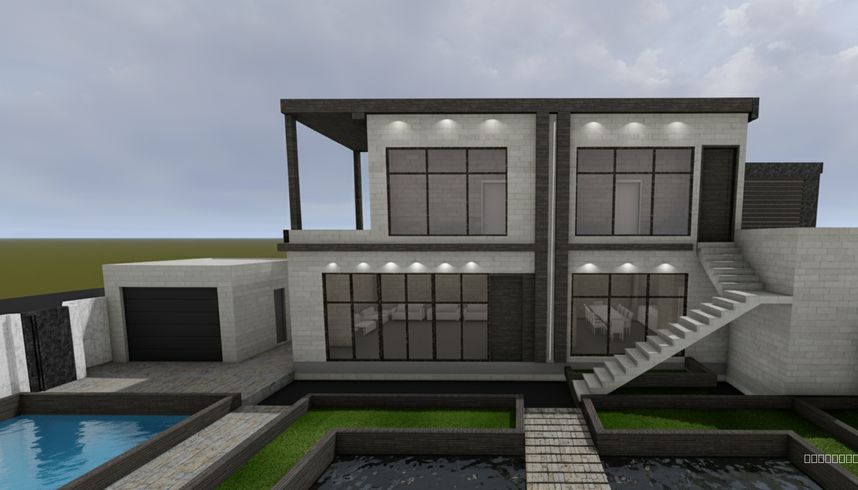 RENDER MODERN VİLLA