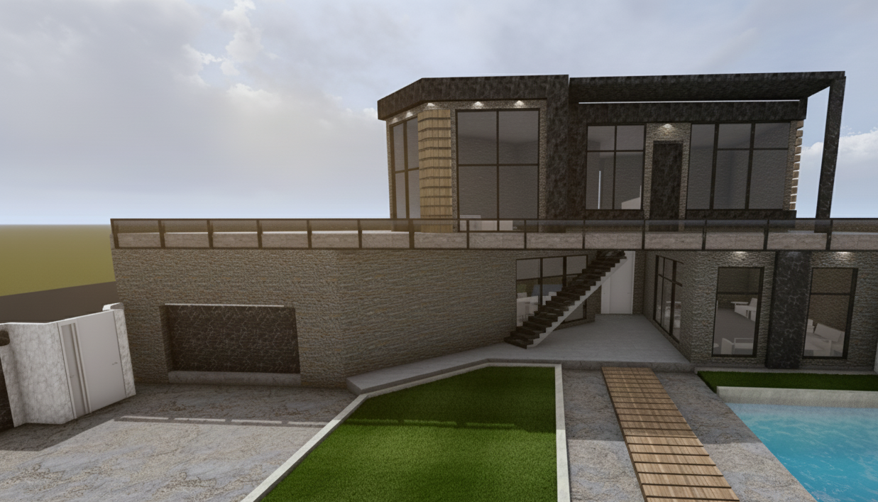 modern villa