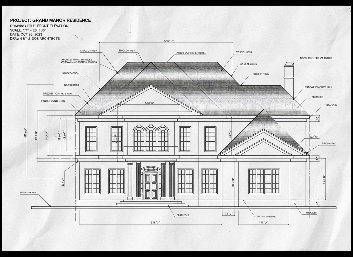 make it detailed autocad drawings