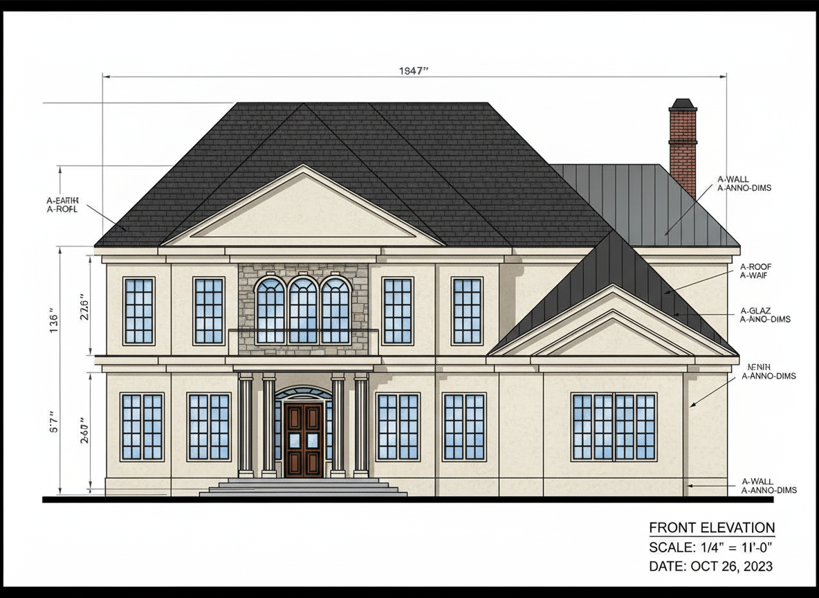 make it detailed autocad drawings
