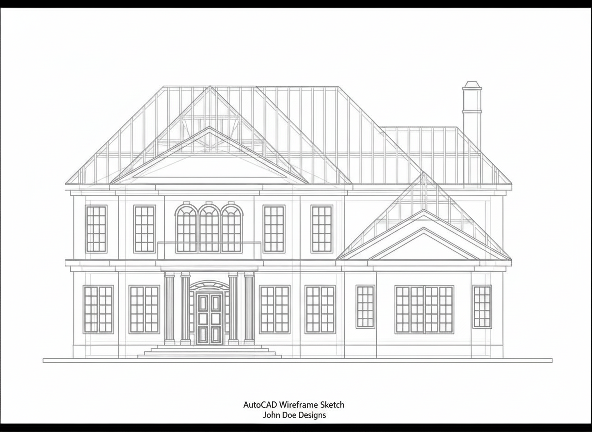 make it detailed AutoCAD drawings 