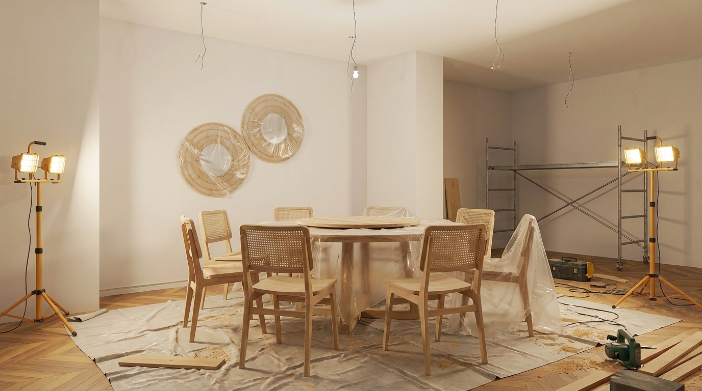 convert this room to dining room