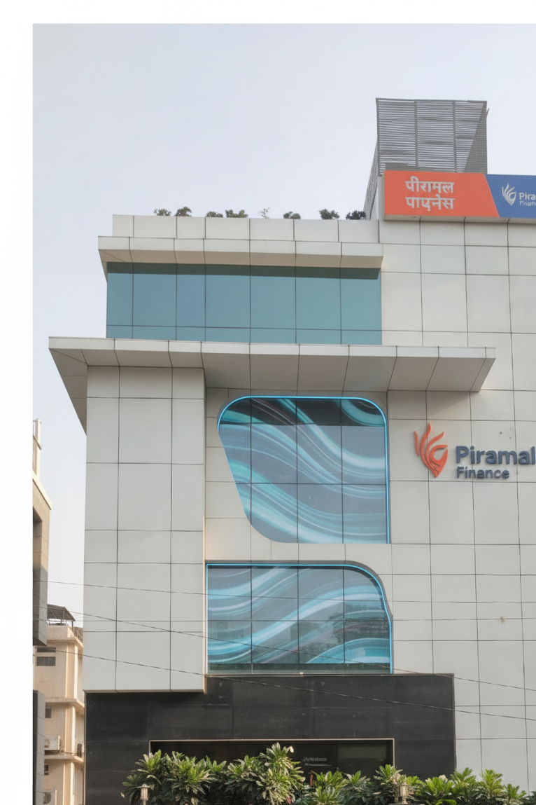 reimagine this facade in a new style, but contemporary, fix etire facade,d on miss any element, revamp this play with more material options, , it should be completely different from current form, make it a bit futuristic tho not too loud, a subtle hint to zaha hadid