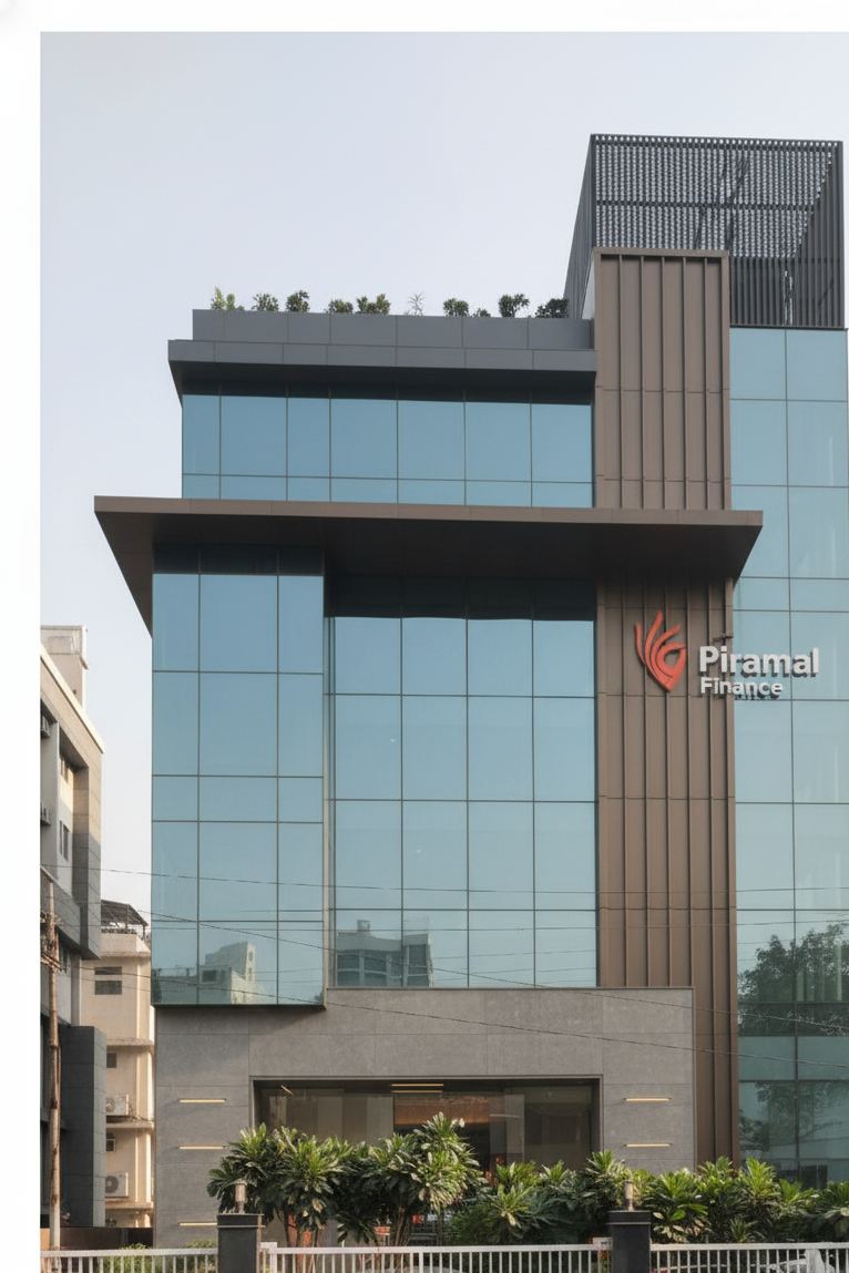 reimagine this facade in a new style, but contemporary, fix etire facade,d on miss any element, revamp this play with more material options, , it should be completely different from current form,  change all materials no old materials anywhere, do a complete overhaul of building, amekit like  office towers and building u see in england